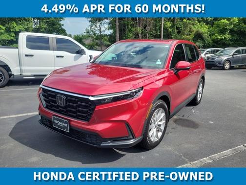Radiant Red Metallic 2025 Honda CR-V EX-L