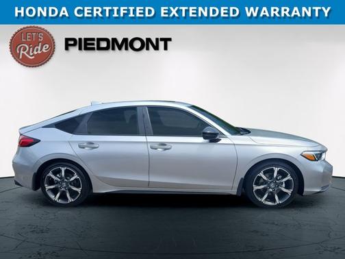 Solar Silver Metallic 2025 Honda Civic Hybrid Sport Touring