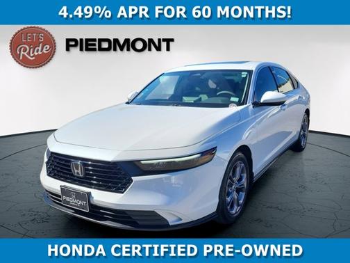 Platinum White Pearl 2024 Honda Accord EX