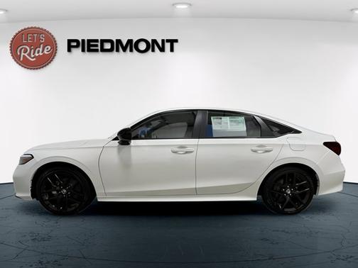 Platinum White Pearl 2026 Honda Civic Hybrid Sport