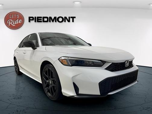 Platinum White Pearl 2026 Honda Civic Hybrid Sport