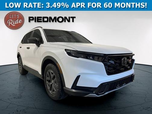 Platinum White Pearl 2026 Honda CR-V Hybrid TrailSport