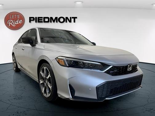 Solar Silver Metallic 2026 Honda Civic Hybrid Sport Touring