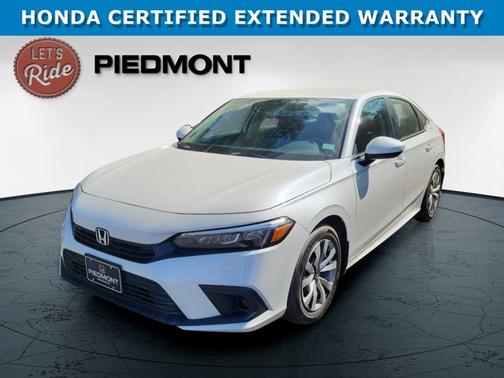 White 2023 Honda Civic LX
