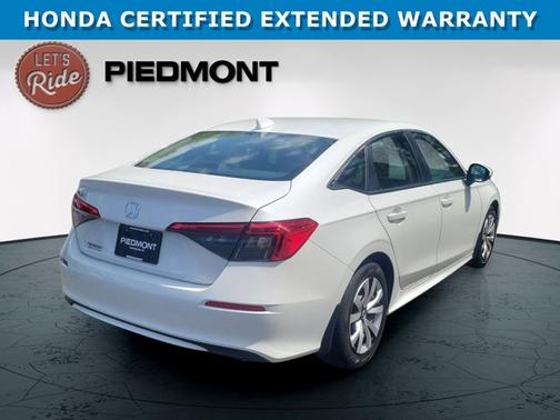 White 2023 Honda Civic LX