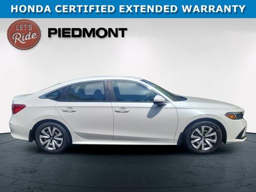 White 2023 Honda Civic LX