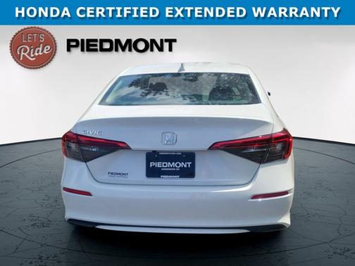 White 2023 Honda Civic LX