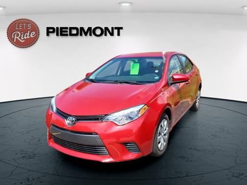 Red 2016 Toyota Corolla S