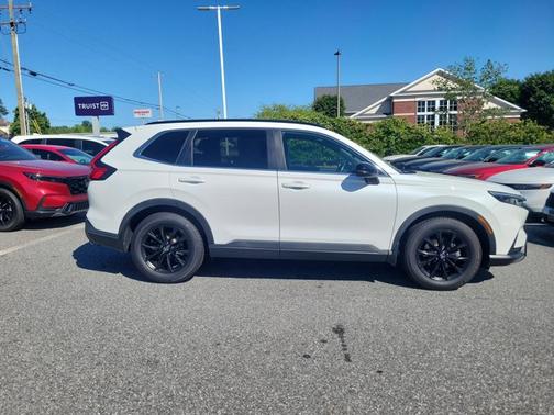 White 2023 Honda CR-V Hybrid Sport