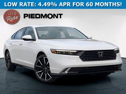 Platinum White Pearl 2026 Honda Accord Hybrid Touring