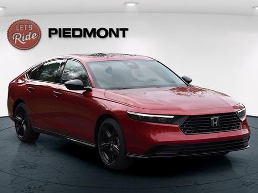 Radiant Red Metallic 2026 Honda Accord Hybrid Sport-L