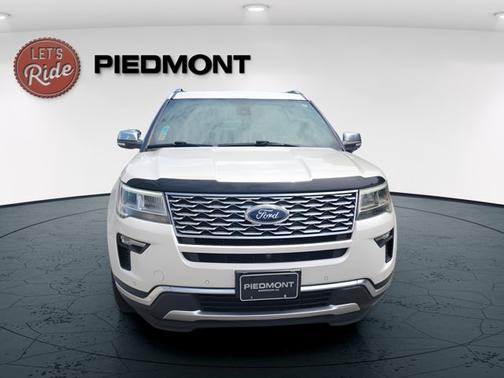 White 2018 Ford Explorer Platinum