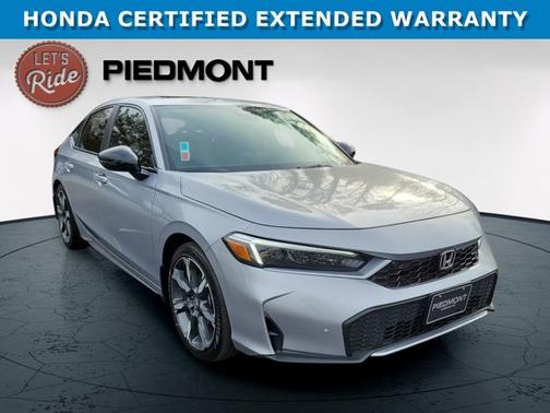 Solar Silver Metallic 2025 Honda Civic Hybrid Sport Touring