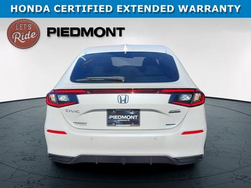 Platinum White Pearl 2025 Honda Civic Hybrid Sport Touring