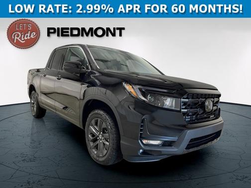 Crystal Black Pearl 2026 Honda Ridgeline Sport
