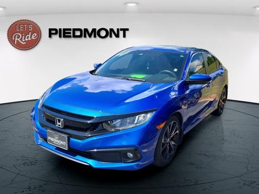 Blue 2021 Honda Civic Sport