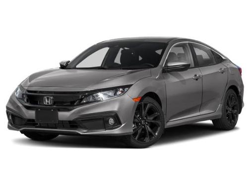 Blue 2021 Honda Civic Sport
