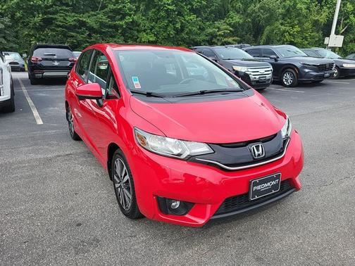 Red 2016 Honda Fit EX