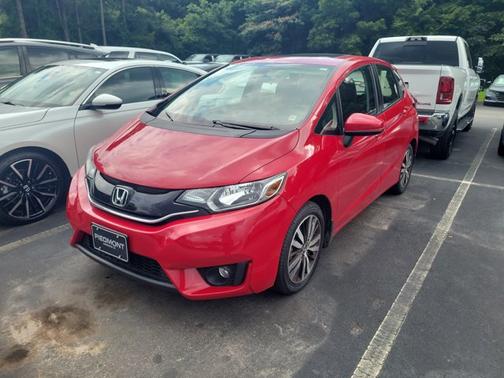 Red 2016 Honda Fit EX