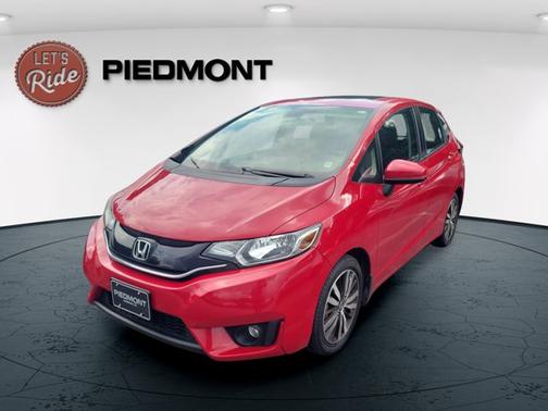 Red 2016 Honda Fit EX