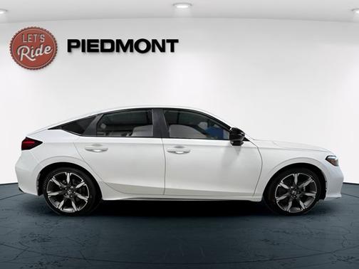 Platinum White Pearl 2026 Honda Civic Hybrid Sport Touring