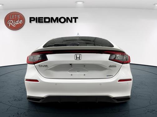 Platinum White Pearl 2026 Honda Civic Hybrid Sport Touring