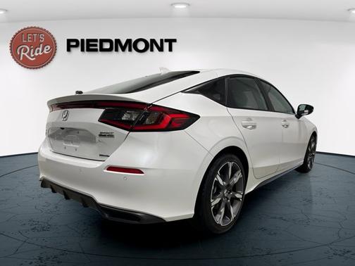 Platinum White Pearl 2026 Honda Civic Hybrid Sport Touring