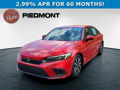 Red 2024 Honda Civic EX