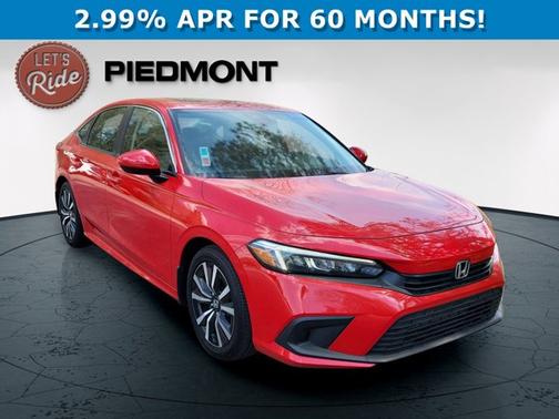 Red 2024 Honda Civic EX