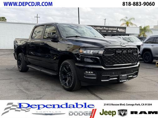 Diamond Black Crystal Pearlcoat 2026 RAM 1500 Big Horn/Lone Star