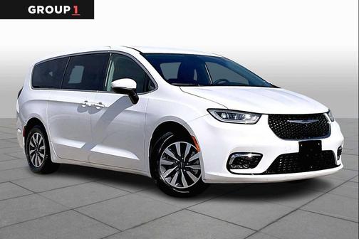 Bright White Clearcoat 2023 Chrysler Pacifica Hybrid Touring L