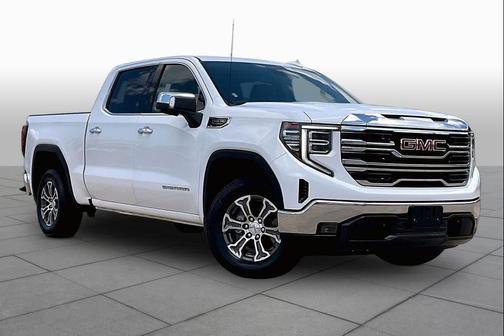 Summit White 2025 GMC Sierra 1500 SLT