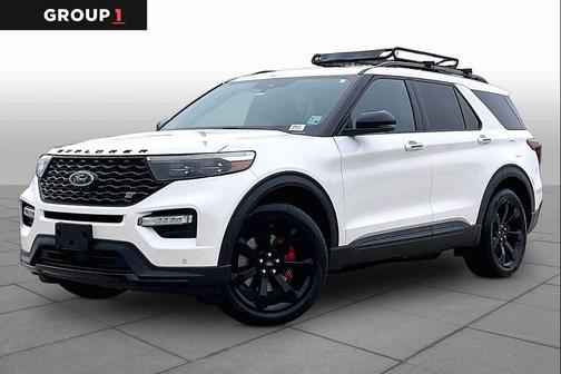 Star White Metallic Tri-Coat 2020 Ford Explorer ST