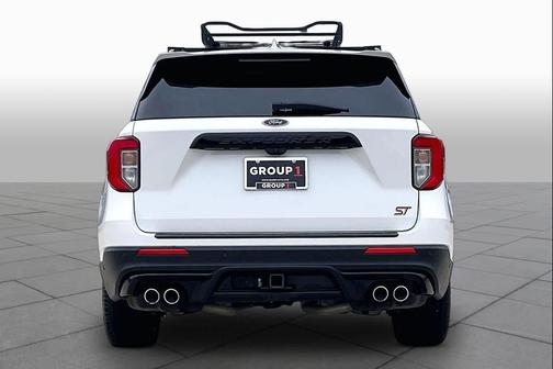 Star White Metallic Tri-Coat 2020 Ford Explorer ST