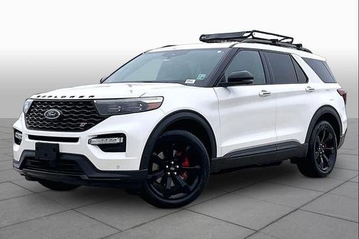 Star White Metallic Tri-Coat 2020 Ford Explorer ST