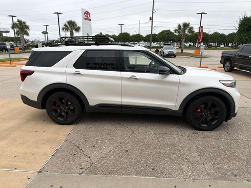 Star White Metallic Tri-Coat 2020 Ford Explorer ST