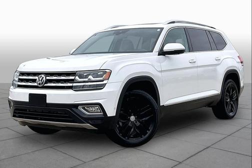 Pure White 2019 Volkswagen Atlas 3.6L SEL Premium