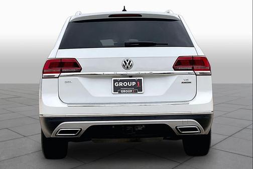 Pure White 2019 Volkswagen Atlas 3.6L SEL Premium