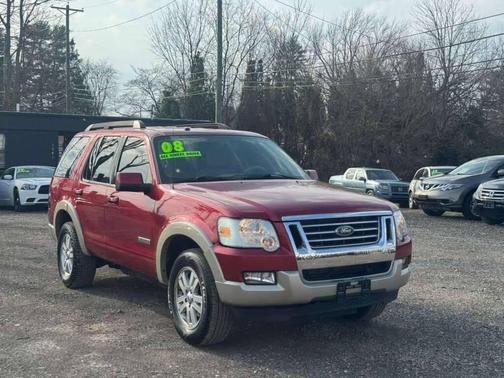 Red Fire Clearcoat Metallic 2008 Ford Explorer Eddie Bauer