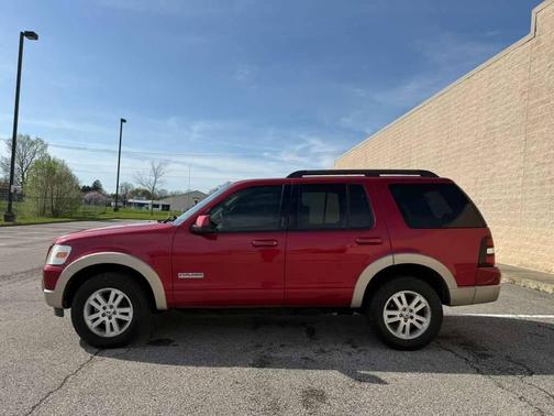 Red Fire Clearcoat Metallic 2008 Ford Explorer Eddie Bauer