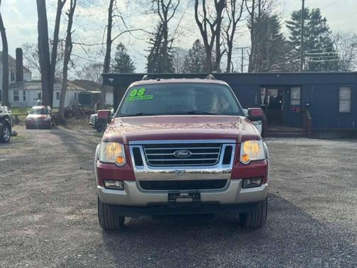 Red Fire Clearcoat Metallic 2008 Ford Explorer Eddie Bauer