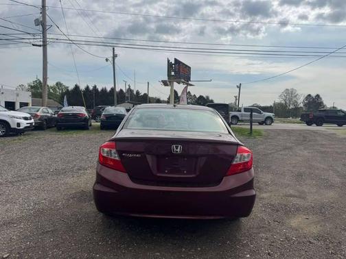 Maroon 2012 Honda Civic EX-L