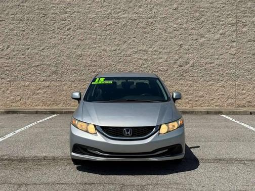 Alabaster Silver Metallic 2013 Honda Civic LX