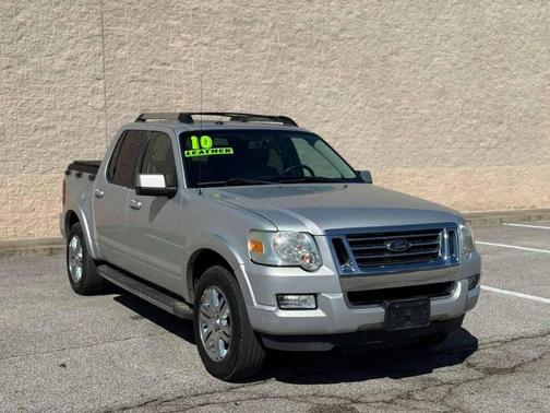 Brilliant Silver Clearcoat Metallic 2010 Ford Explorer Sport Trac Limited