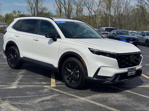Platinum White Pearl 2025 Honda CR-V Hybrid Sport-L