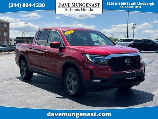 Radiant Red Metallic II 2023 Honda Ridgeline RTL-E