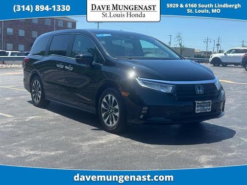 Crystal Black Pearl 2024 Honda Odyssey EX-L