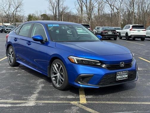 Aegean Blue Metallic 2023 Honda Civic Touring
