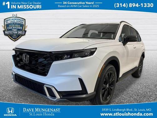 Platinum White Pearl 2026 Honda CR-V Hybrid Sport Touring