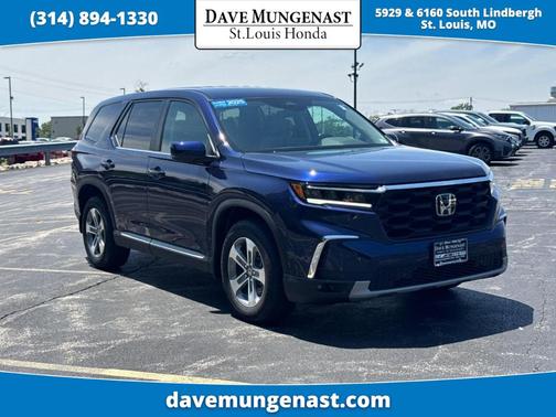 Obsidian Blue Pearl 2025 Honda Pilot EX-L